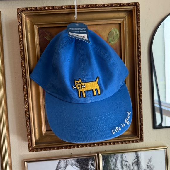 Life Is Good Other - Life is good dog hat